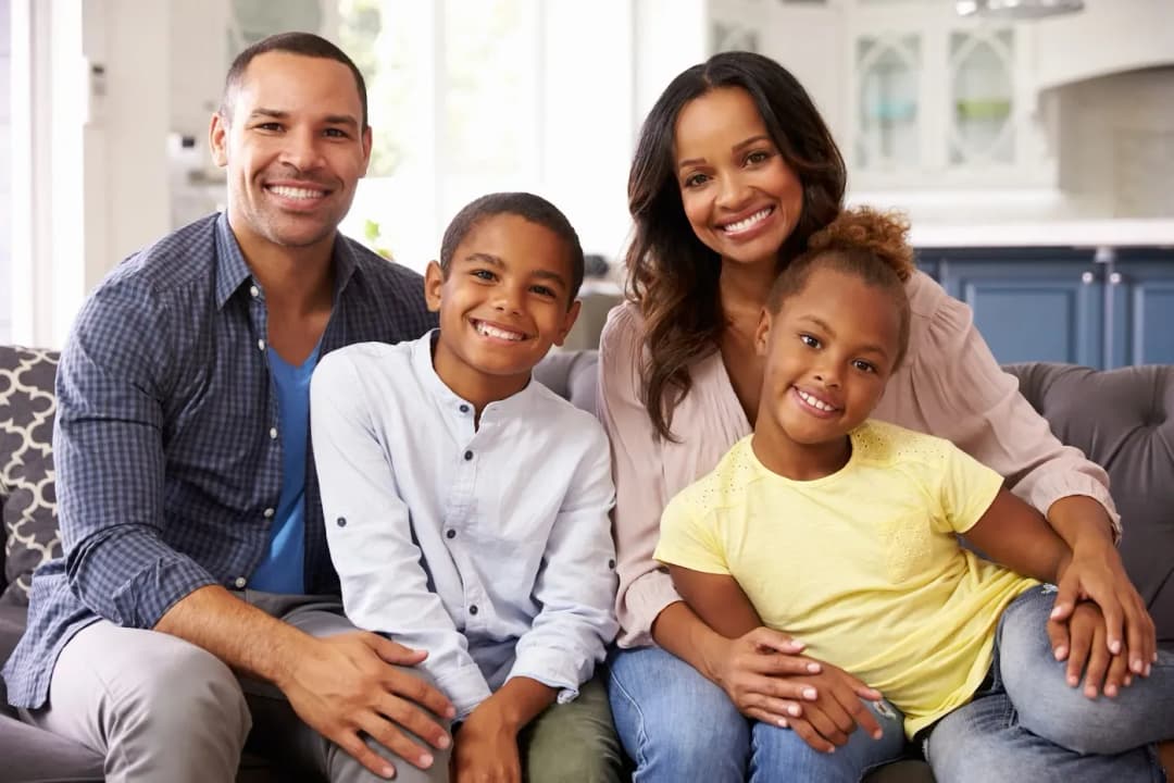 A happy family welcomed at Gateway Village Dental
