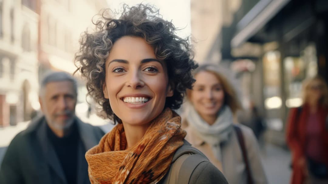 A brighter, more youthful smile