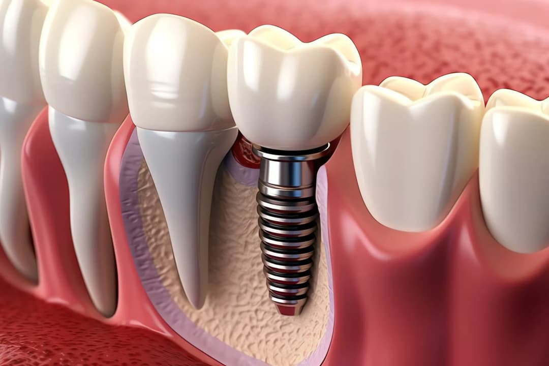 Natural-looking dental implants